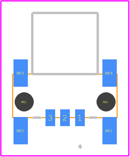 384846 - TE Connectivity PCB footprint - Other - Other - 384846-1