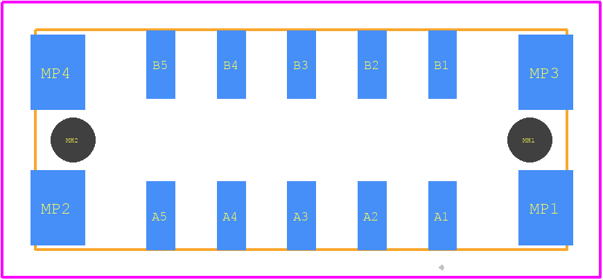 474008 - TE Connectivity PCB footprint - Other - Other - 474008-2