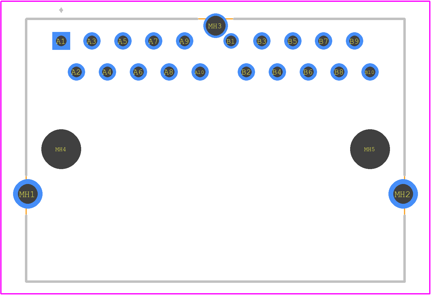 203184 - TE Connectivity PCB footprint - Other - Other - 203184-1