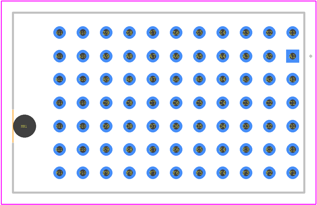 53009 - TE Connectivity PCB footprint - Other - Other - 53009