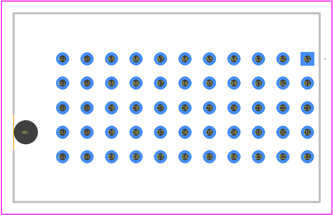 144693 - TE Connectivity PCB footprint - Other - Other - 144693-2