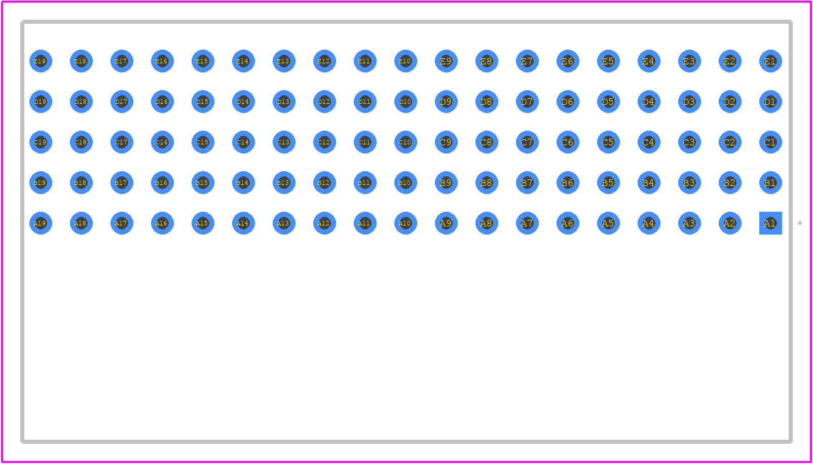 354145 - TE Connectivity PCB footprint - Other - Other - 354145-1