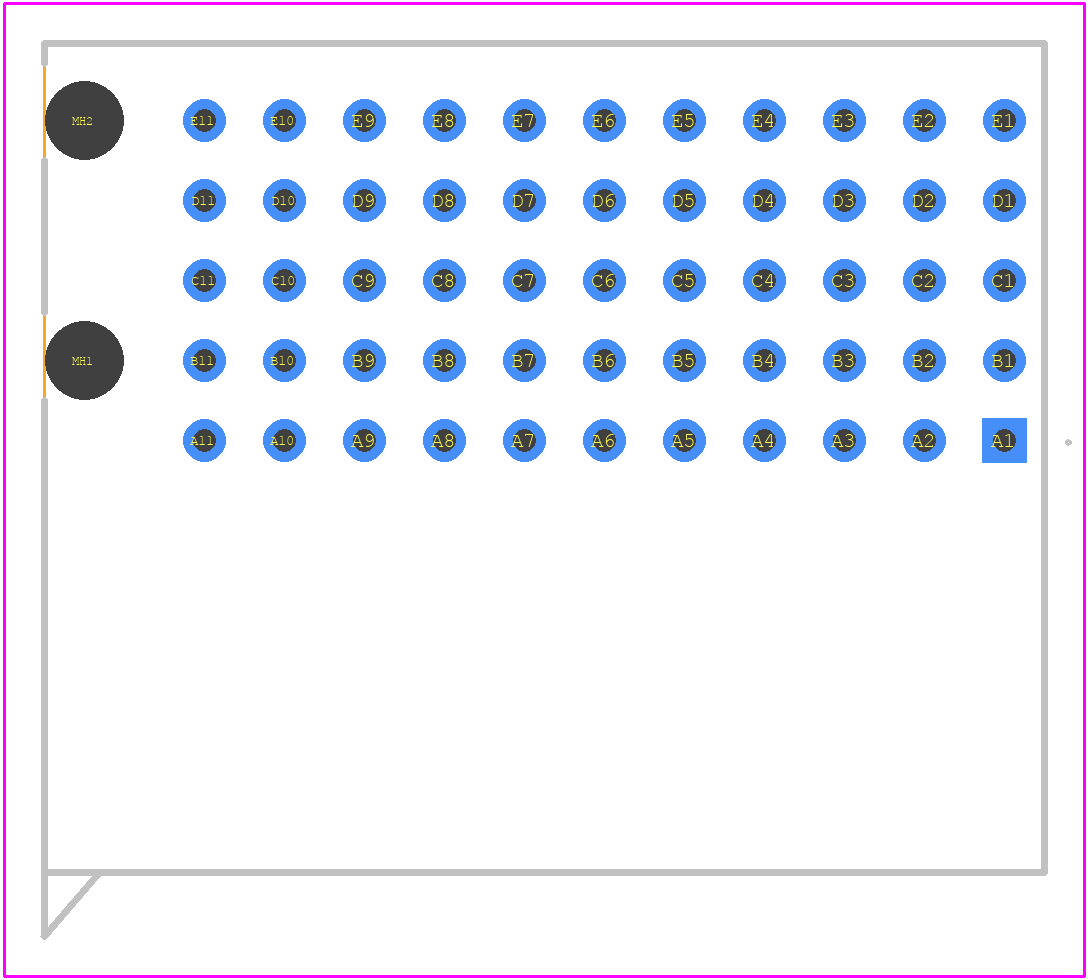 354149 - TE Connectivity PCB footprint - Other - Other - 354149