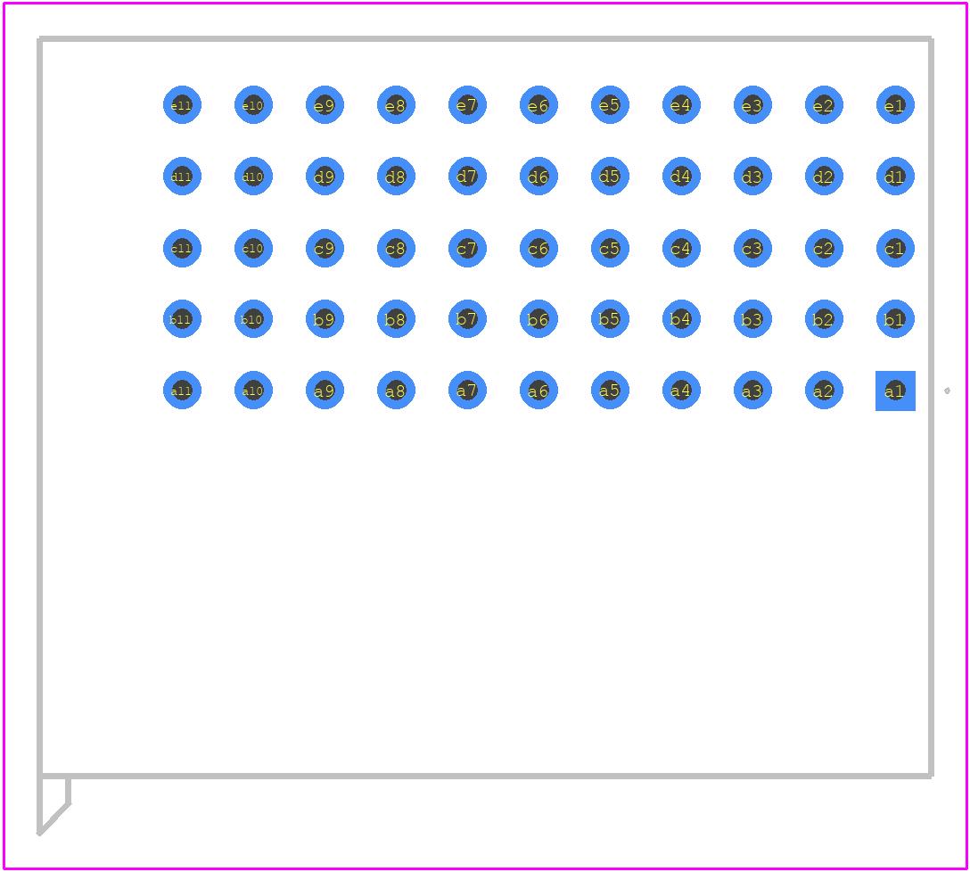 454366 - TE Connectivity PCB footprint - Other - Other - 454366-1