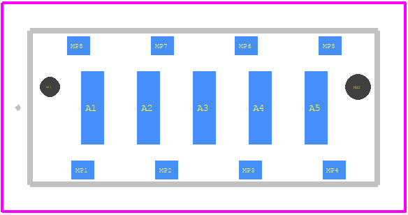 354262 - TE Connectivity PCB footprint - Other - Other - 354262-2