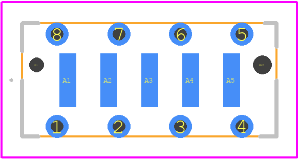 354263 - TE Connectivity PCB footprint - Other - Other - 354263-3