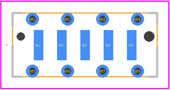 354267 - TE Connectivity PCB footprint - Other - Other - 354267-1