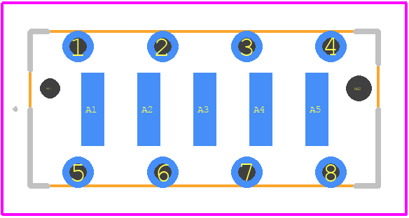 354269 - TE Connectivity PCB footprint - Other - Other - 354269-1