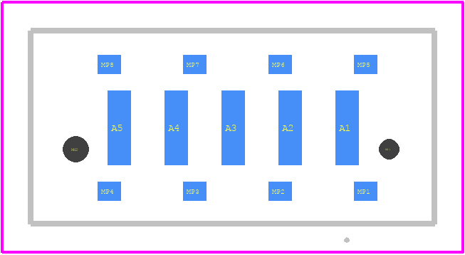 354275 - TE Connectivity PCB footprint - Other - Other - 354275-1