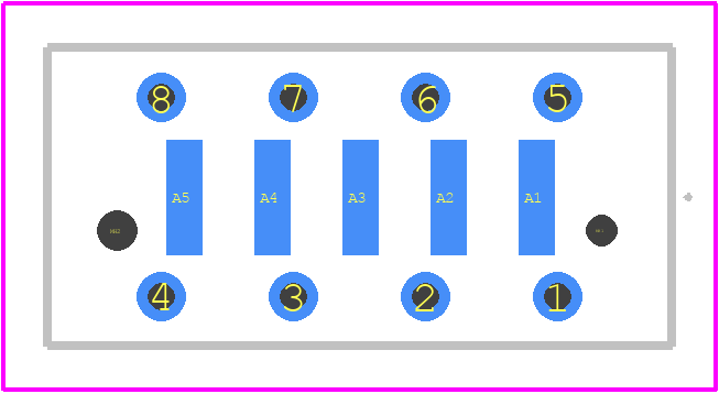 354276 - ERNI PCB footprint - Other - Other - 354276-2 -2022