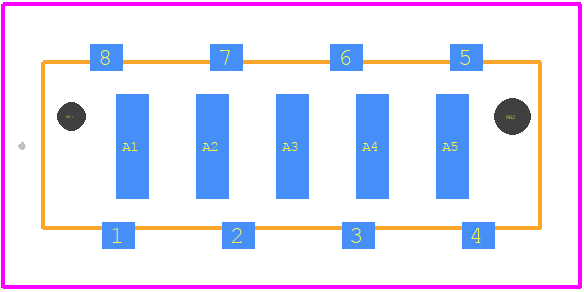 354264 - TE Connectivity PCB footprint - Other - Other - 354264-2