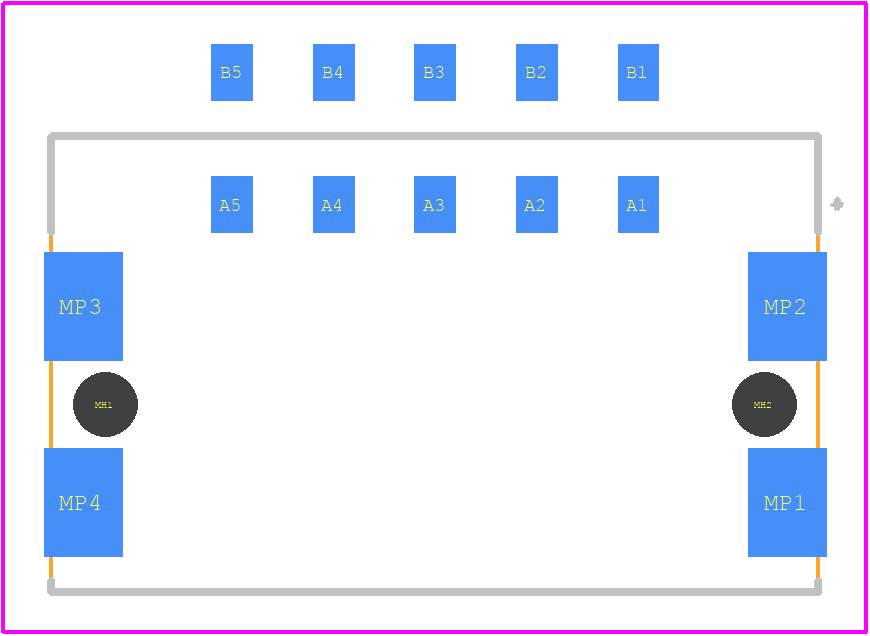 474018 - TE Connectivity PCB footprint - Other - Other - 474018-1