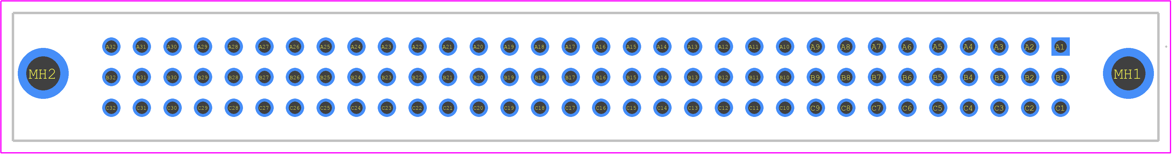 284134 - TE Connectivity PCB footprint - Other - Other - 284134-1