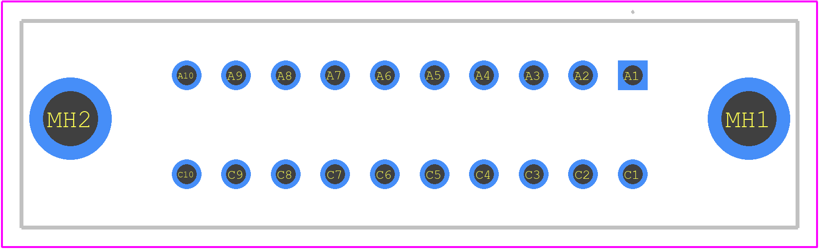 284318 - TE Connectivity PCB footprint - Other - Other - 284318-1