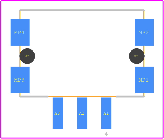 454191 - TE Connectivity PCB footprint - Other - Other - 454191-1