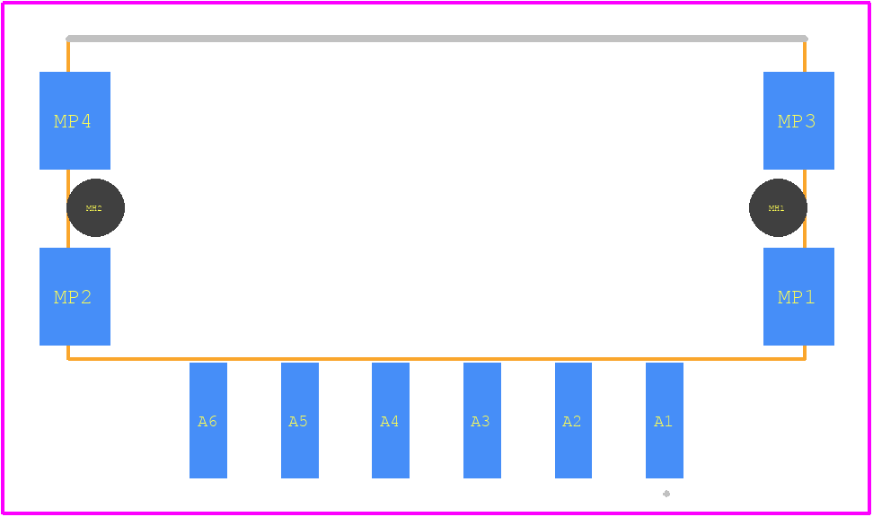 454195 - TE Connectivity PCB footprint - Other - Other - 454195-1
