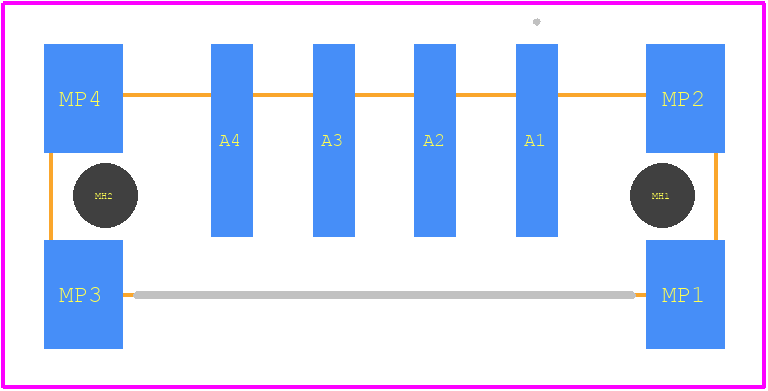 454203 - TE Connectivity PCB footprint - Other - Other - 454203-2