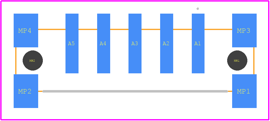 454205 - TE Connectivity PCB footprint - Other - Other - 454205-2