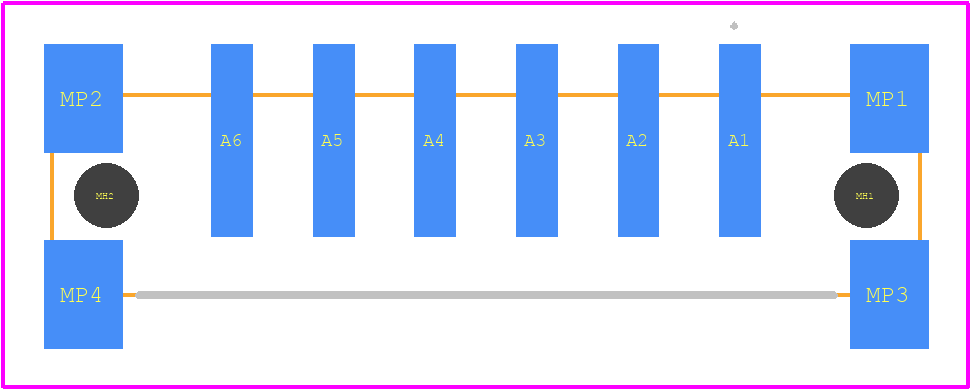 454207 - TE Connectivity PCB footprint - Other - Other - 454207-3