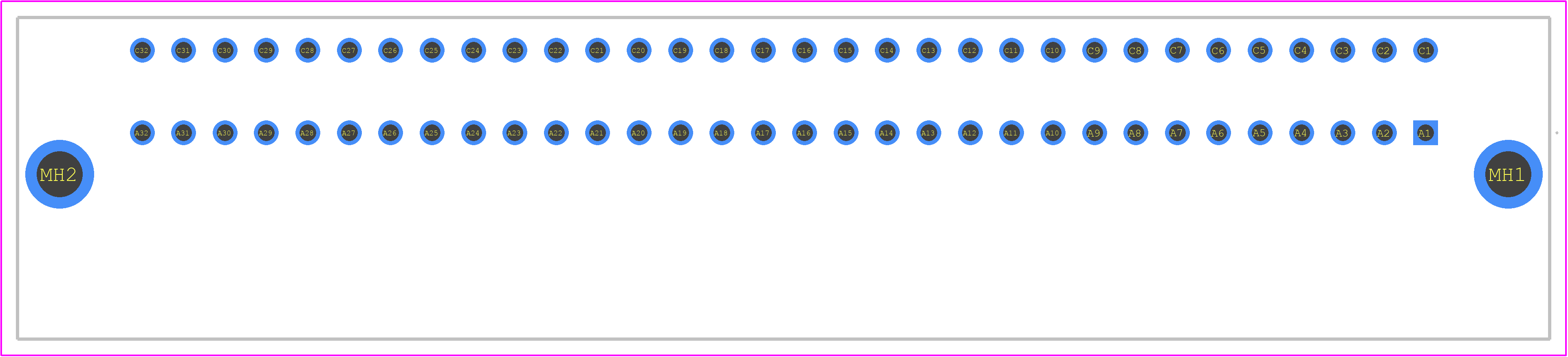 284262 - TE Connectivity PCB footprint - Other - Other - 284262-2