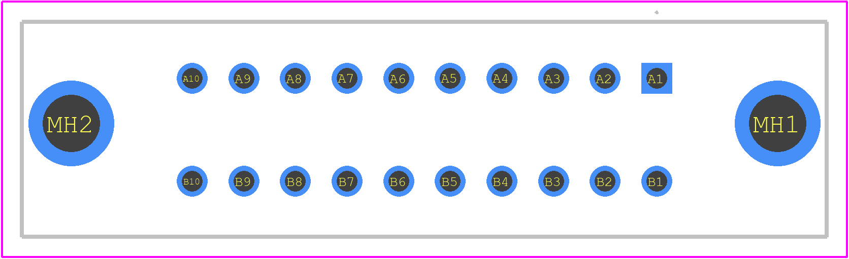 223736 - TE Connectivity PCB footprint - Other - Other - 223736-1