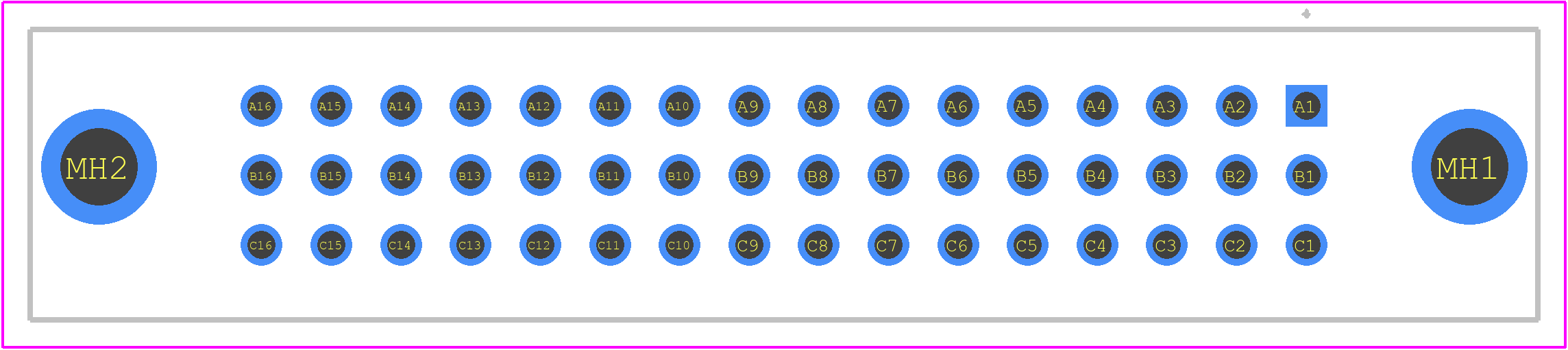 223827 - TE Connectivity PCB footprint - Other - Other - 223827