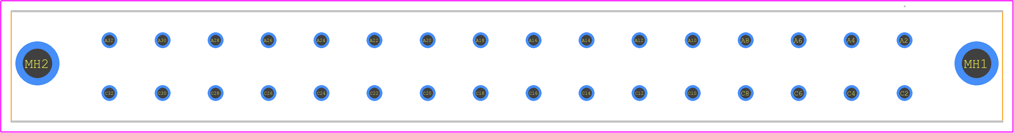 234431 - TE Connectivity PCB footprint - Other - Other - 234431-2