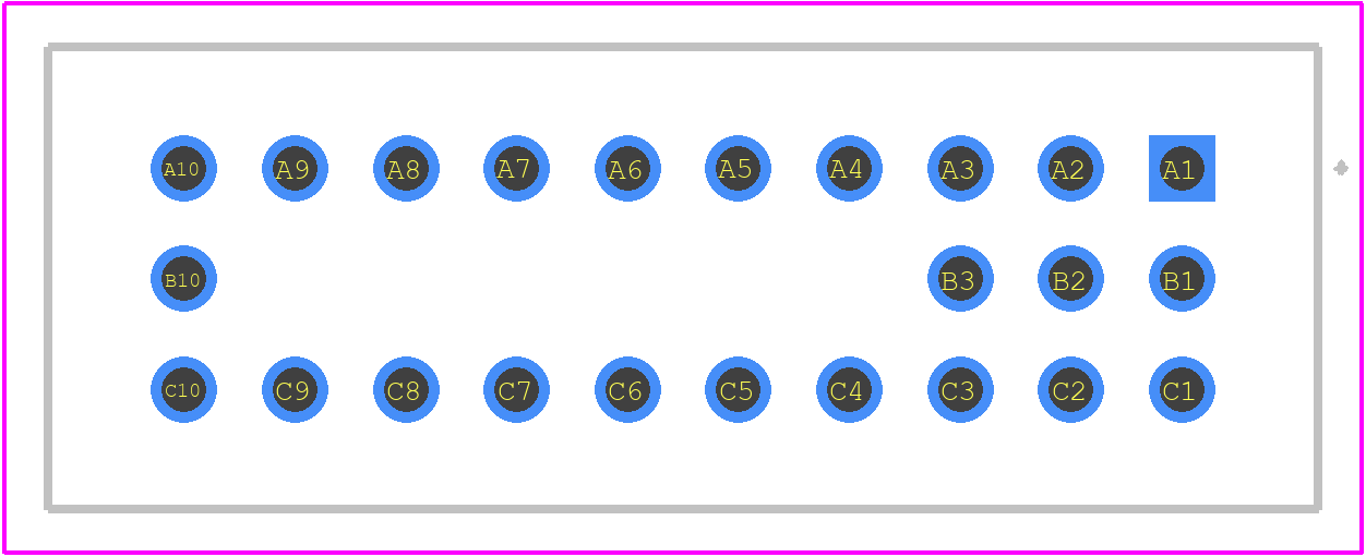 254837 - TE Connectivity PCB footprint - Other - Other - 254837