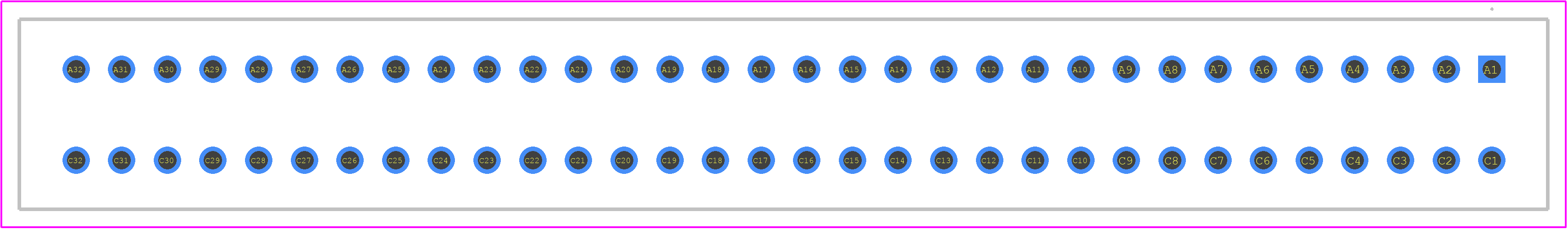 254851 - ERNI PCB footprint - Other - Other - 254851-1