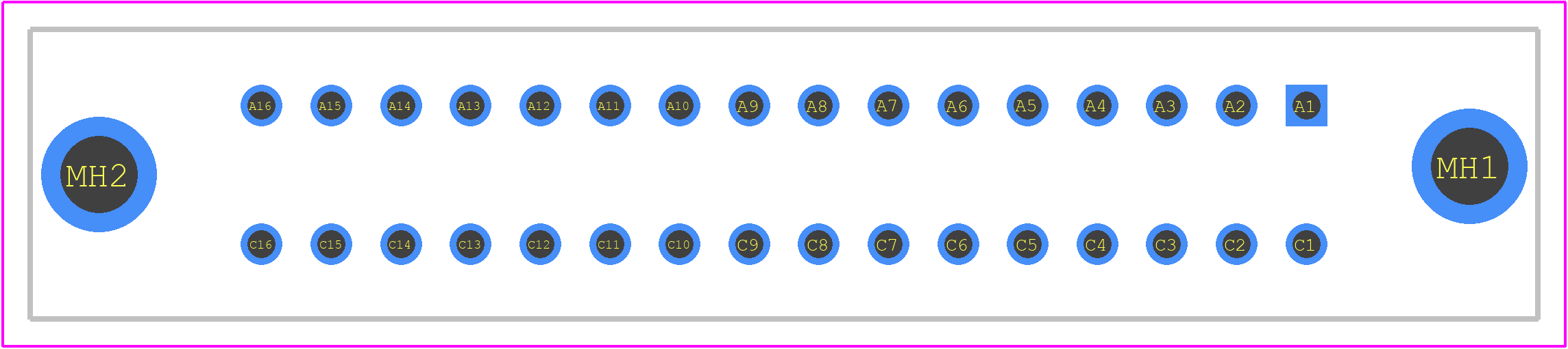 284323 - TE Connectivity PCB footprint - Other - Other - 284323-1