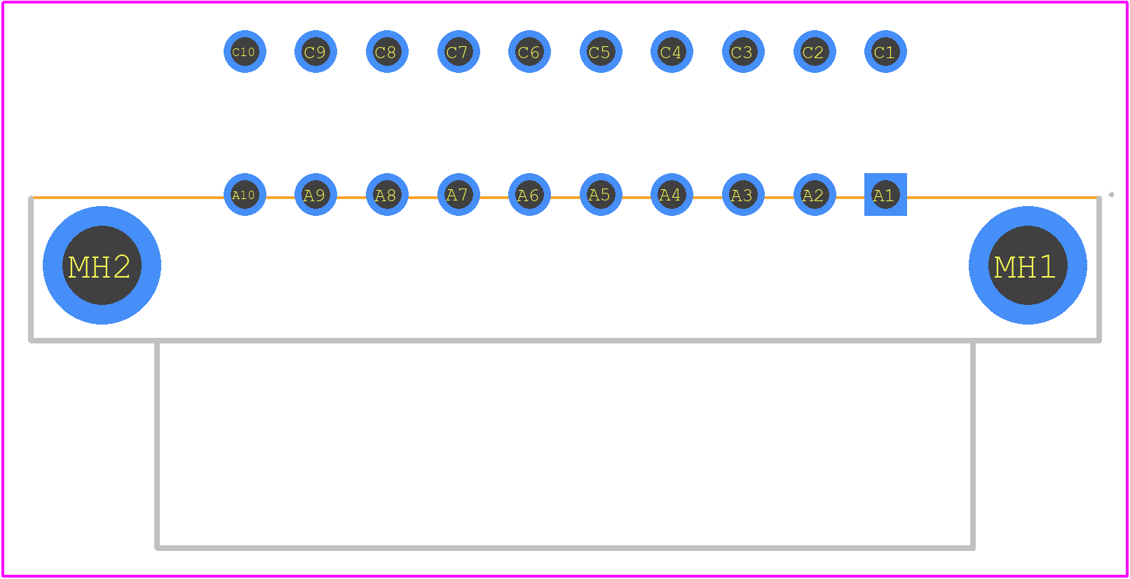 284419 - TE Connectivity PCB footprint - Other - Other - 284419-1