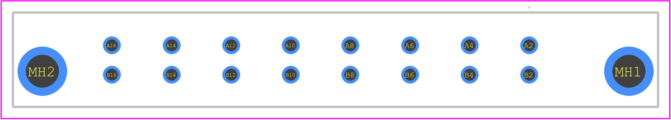 284885 - TE Connectivity PCB footprint - Other - Other - 284885-2