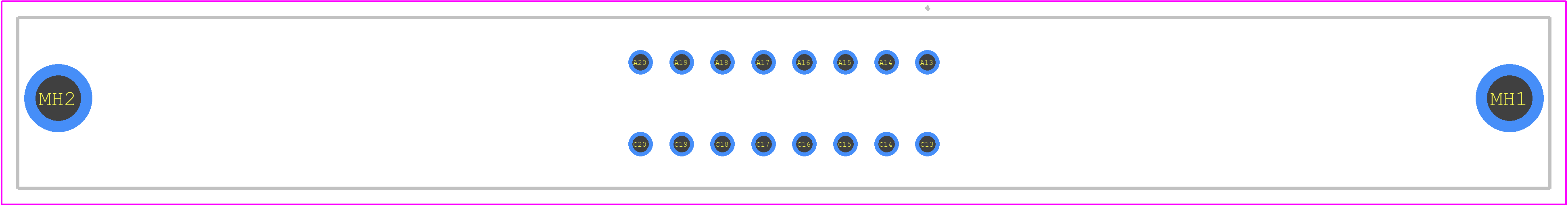 354166 - ERNI PCB footprint - Other - Other - 354166