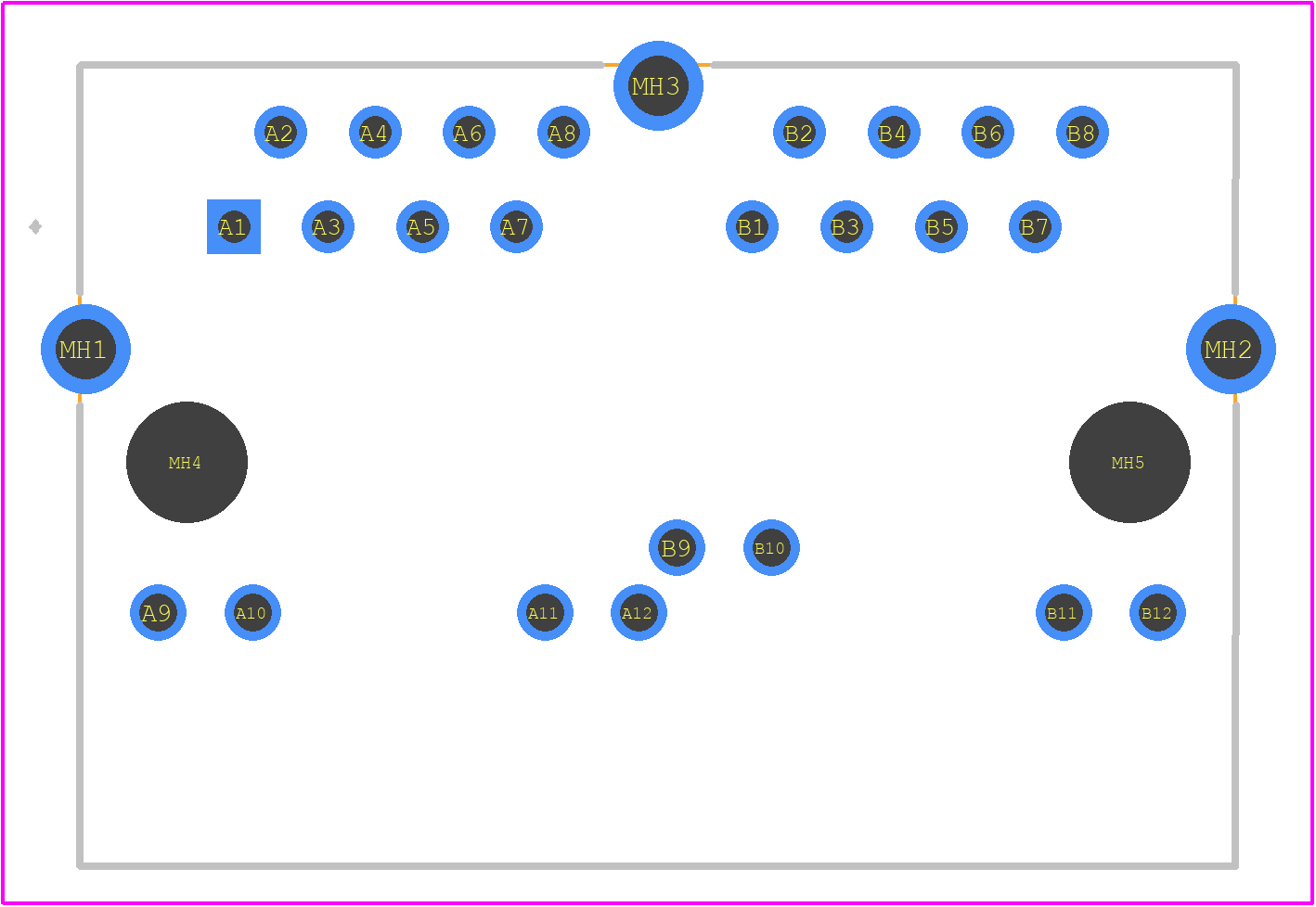 203544 - TE Connectivity PCB footprint - Other - Other - 203544