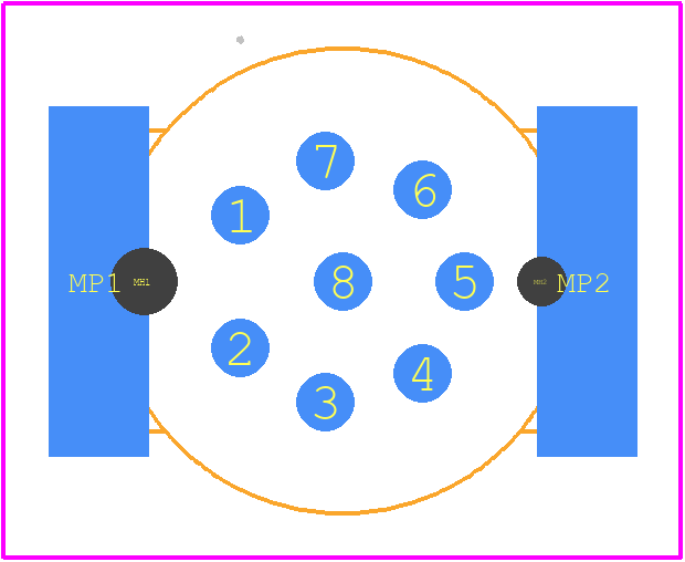 494168 - TE Connectivity PCB footprint - Other - Other - 494168-5