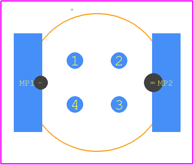 484937 - TE Connectivity PCB footprint - Other - Other - 484937-5