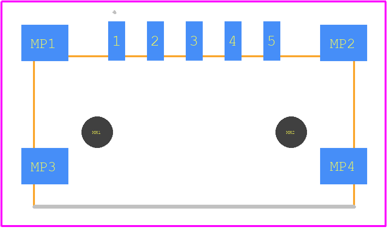 109917 - TE Connectivity PCB footprint - Other - Other - 109917-3