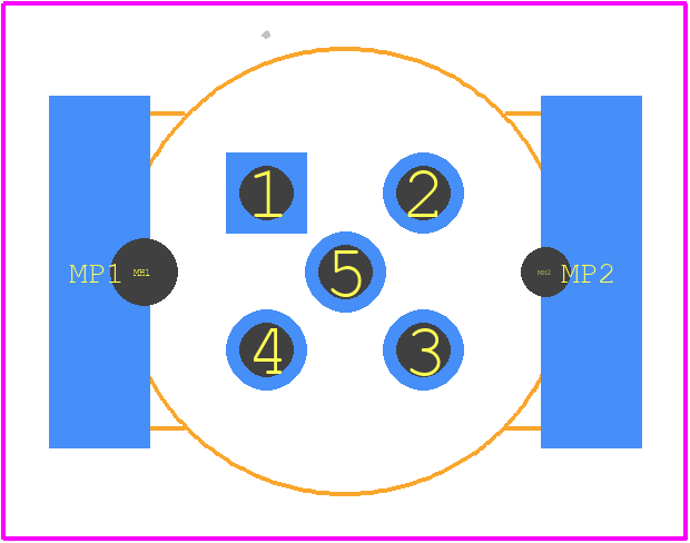 484930 - TE Connectivity PCB footprint - Other - Other - 484930-2