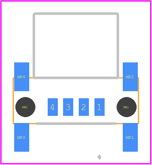 364484 - TE Connectivity PCB footprint - Other - Other - 364484-1