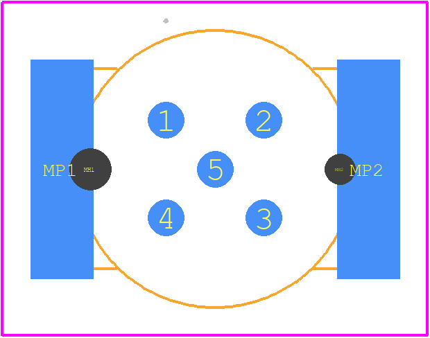 484933 - TE Connectivity PCB footprint - Other - Other - 484933-2