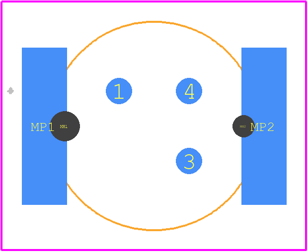 454267 - TE Connectivity PCB footprint - Other - Other - 454267-4