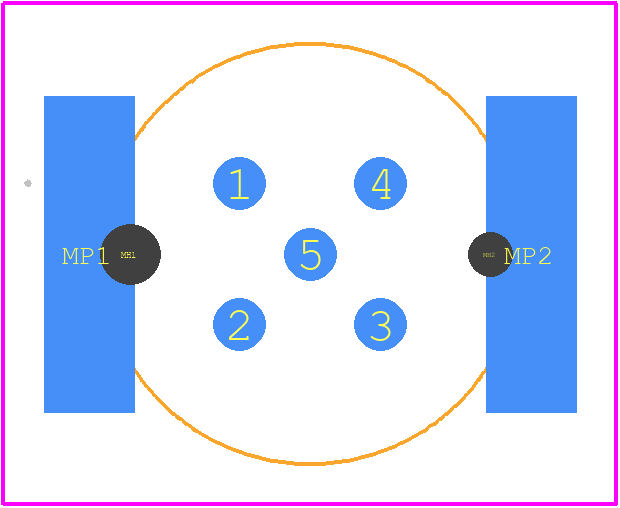 494335 - TE Connectivity PCB footprint - Other - Other - 494335-1