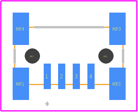 504385 - TE Connectivity PCB footprint - Other - Other - 504385