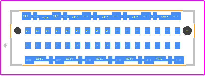 524533 - ERNI PCB footprint - Other - Other - 524533