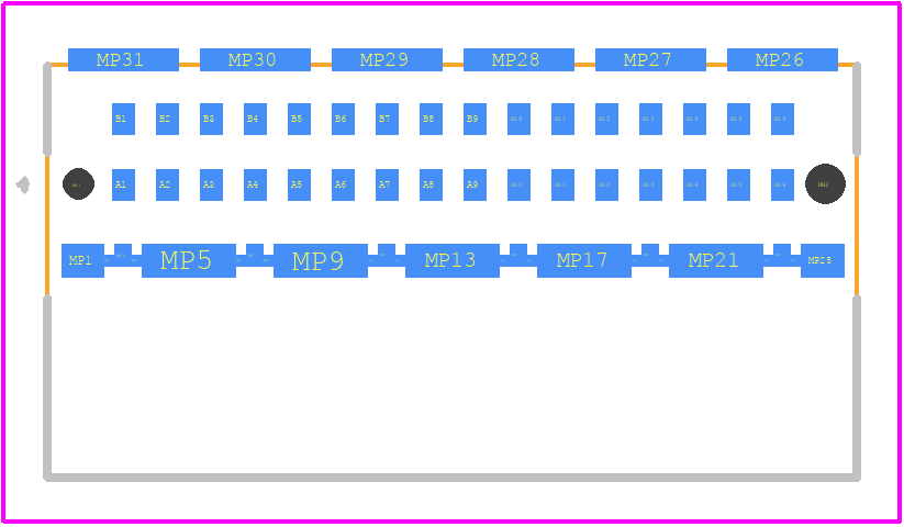 524536 - TE Connectivity PCB footprint - Other - Other - 524536-3