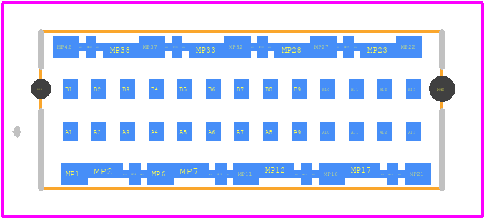 524537 - TE Connectivity PCB footprint - Other - Other - 524537-1