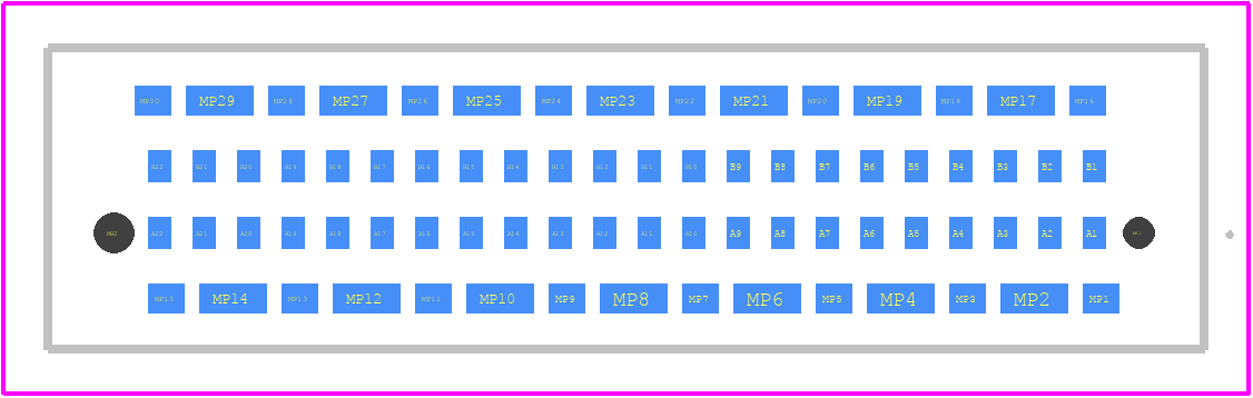 524538 - TE Connectivity PCB footprint - Other - Other - 524538-1