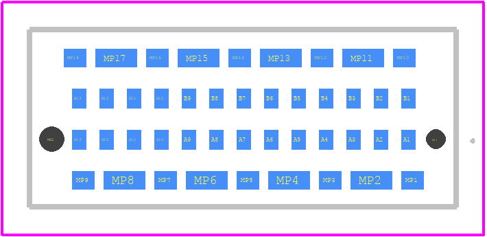 524541 - TE Connectivity PCB footprint - Other - Other - 524541-2