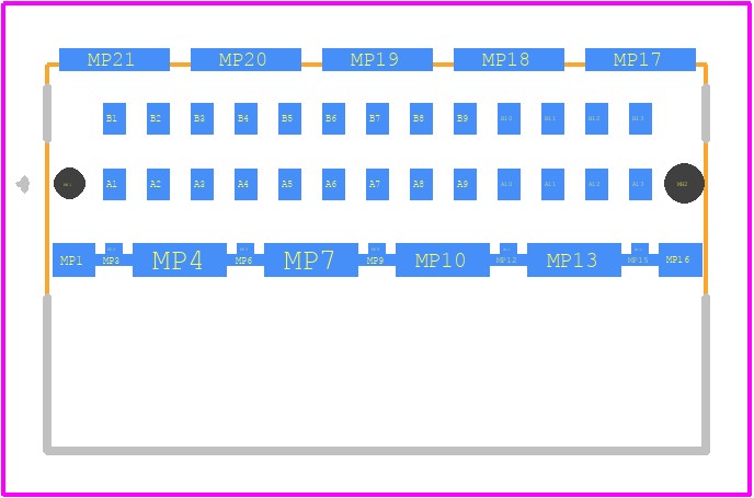 524542 - TE Connectivity PCB footprint - Other - Other - 524542