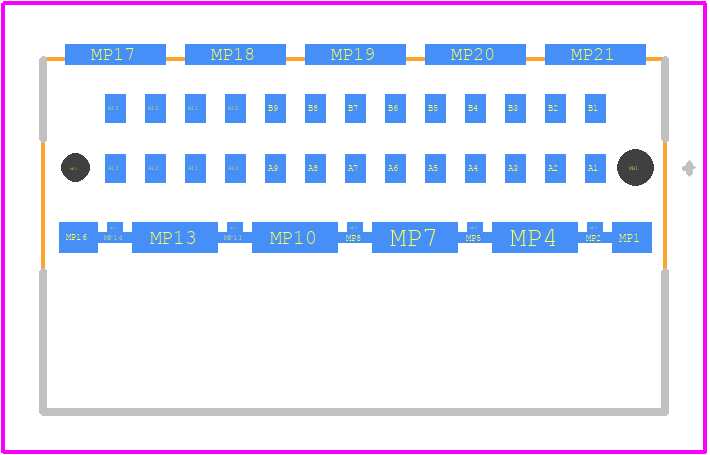 524543 - TE Connectivity PCB footprint - Other - Other - 524543